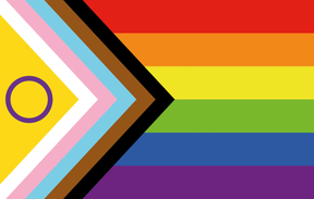 An image of the New Progress Pride Flag.